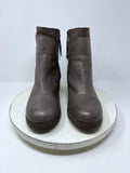 BC Footwear Size 10 Taupe & Brown Distressed Ankle Boots