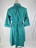 Vintage Willi of California Size 18 Turquoise & Purple Dress