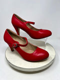 Chase & Chloe Shoe Size 11 Red Mary Jane Pumps
