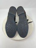 Josef Seibel Size 8/8.5 (39) Black Crinkle Patent Oxfords