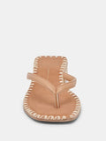 Dolce Vita Size 9 Tan & Beige Stitched Sandals NWOB