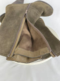 Kensie Size 10 Olive Green Layered Suede Boots