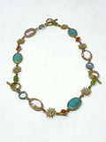 Vintage Ralph Lauren RLL Multi-Color Convertible Bracelets Necklace Set