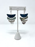 Robert Lee Morris Silver & Teal Patina Dangle Earrings