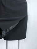 Vintage Talbots Size 16 Black Mini Skirt