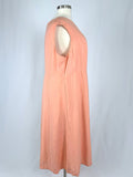 Jessica London Size 24W Peach Linen Dress