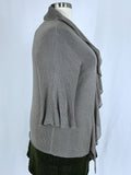 Beyond Threads Size 2X (18/20+) Light Gray Cardigan NWT