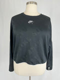 Nike Air Size 22 (2X) Black & White Shadow Print Shirt
