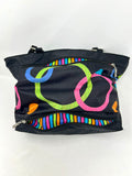 Baggallini Black Multi-Color Tote