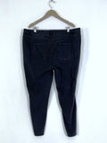 eloquii Size 20 Black Distressed Jeans