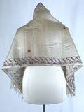 Champgne Multi-Color Silk East Indian Wrap Scarf