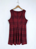 Torrid Size 22 Red & Black Plaid Dress