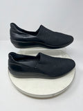 ecco Size 10 (41) Black & Silver Wedge Shoes NWOB