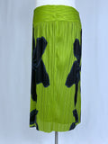 eloquii Size 18 Lime Green & Navy Large Floral Skirt