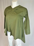 Stella Milani Size 14 Olive Green Shirt