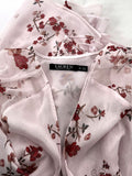 LAUREN Ralph Lauren Size 2X (20/22) Pink & Red Flowers Shirt
