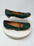 Chocolat Blu Size 10 (41) Hunter Green Pebbled Mary Jane Pumps