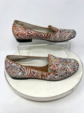 Icon Shoe Size 8 Brown & Red Geisha Shoes