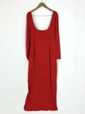 eloquii Size 22 Red Wrap Dress