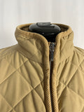 LAUREN Ralph Lauren Size 2X (20/22) Beige Quilted Jacket