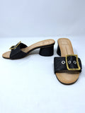 Dolce Vita Size 9 Black & Tan Woven Sandals NWOB