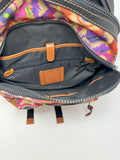 Coach x Kaffe Fassett Multi-Color Academy Backpack