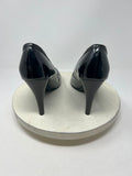 Fitzwell Size 11W Black Patent Pumps