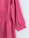 Wray Size 3X (24) Pink Textured Day Dress