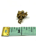 Vintage Gold Metal Cherub Pin