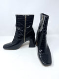 Abercrombie & Fitch Size 9 Black Faux Croc Boots