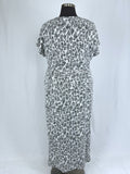 Dolan Left Coast 2X (22) Ivory & Black Animal Dots Dress