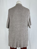 Barefoot Dreams Size Open Gray Knit Cardigan NWT