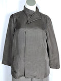 Eileen Fisher Size 1X (18) Taupe/Gray Pants Jacket Suit Set