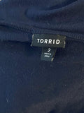 Torrid Size 2 (18/20) Navy Dress