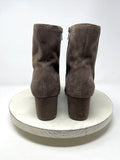 Steven By S.M. Size 11 Light Brown Floral Embroidery Boots NWOB