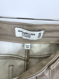 Abercrombie & Fitch Size 22R Taupe Faux Leather Pants