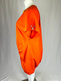 Metamorphoza Open Size Orange Tunic