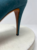 Gucci Size 11 (41) Teal Platform Heels