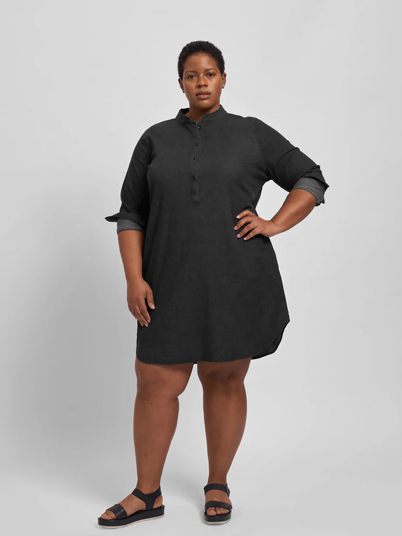 Universal Standard Size M (18/20) Black Chambray Dress