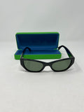 Fashion Brand Company Black Plastic Sunglasses w/ Case NWOT