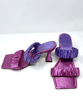 Asos Design Size 9 Pink & Purple Color Block Heels