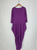 Peridot Size 18W Purple Grape Jumpsuit