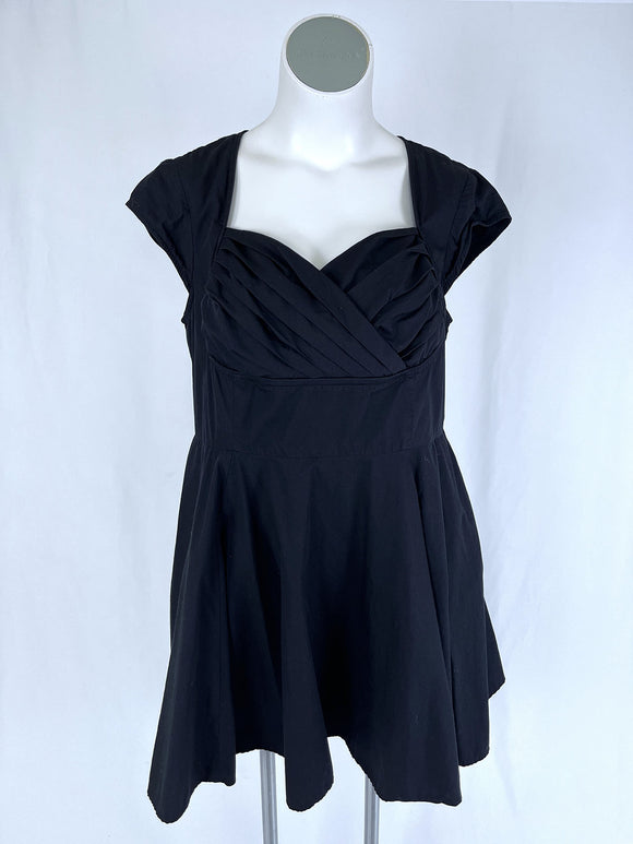 eShakti Size 18W Black Dress