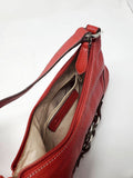 Wilson's Leathers Red Leather Mini Shoulder Purse
