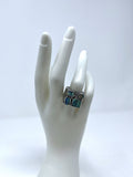 Size 8.5 Sterling Silver Abalone Ring