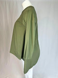 Stella Milani Size 14 Olive Green Shirt