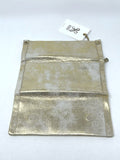 Hobo Int'l Gold Leather Metallic Tri-fold Wallet NWT