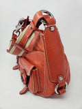 Francesco Biasia Red Leather Shoulder Purse