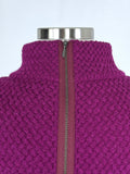 Beyond Threads Size XL (16/18) Magenta Woven Sweater NWT