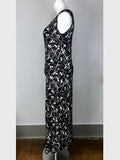 Matti Mamane Size 14/16 Black & White Abstract Dress